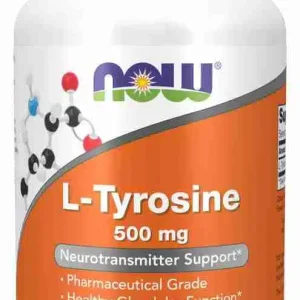 NOW L-Tyrosine 500mg – 120 capsules