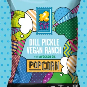 Pop Art Popcorn Dill Pickle Vegan Ranch 128g