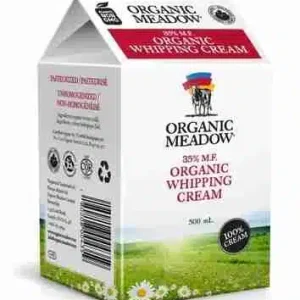 Organic Meadow 35% Whipping Cream – 500mL