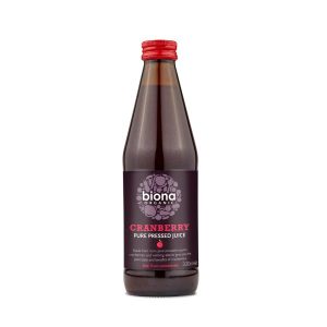 BIONA ORGANIC PURE CRANBERRY JUICE 330ML