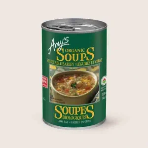 Amy’s Kitchen Organic Vegetable Barley Soup – 398mL