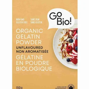 Go Bio Food Organic Gelatin Powder (unflavoured) – 150g