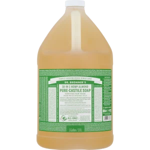 Dr. Bronner’s Organic Pure Castile Liquid Soap: Almond – 3.8L