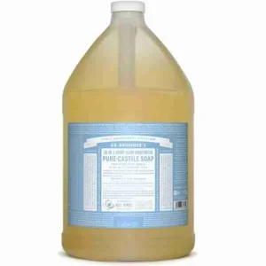 Dr. Bronner’s – Organic Pure Castile Liquid Soap: Baby Unscented, 3.8L