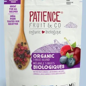 Patience Fruit & Co – Organic 3 Fruit Blend, 196g