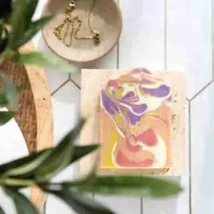 Love & Lather Soap Co.- Passion Fruit Vegan Soap Bar, 143g