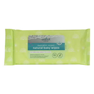 Natural Baby Wipes for Case Refill Pack 20 Pack (WotNot)