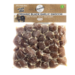 Organic Frozen Gnocchi – Black Garlic 300g (Noosa)