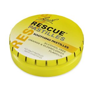 BACH RESCUE REMEDY ORANGE AND ELDERFLOWER PASTILLES 50G
