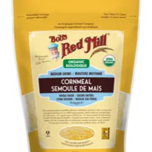 Bob’s Redmill Organic Cornmeal Medium Ground, 680g
