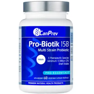 CanPrev Pro-Biotik 15B Multi Strain Probiotic, 60vcaps