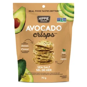 Hippie Snacks Avocado Crisps Sea Salt 70g