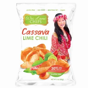 Wai Lana Cassava Chips: Lime Chili – 85g