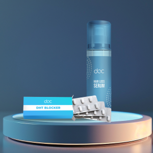 Double Defense: Block DHT, Boost Hair Growth (Finasteride + Hair Growth Serum)