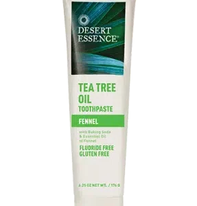 Desert Essence Tea Tree Oil Toothpaste: Fennel – 176g