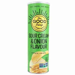 The Good Crisp – Sour Cream & Onion Potato Crisps, 160g